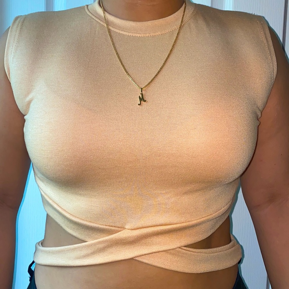 Rose Gold Crop Top